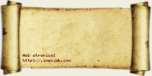 Hana Karadžić vizit kartica